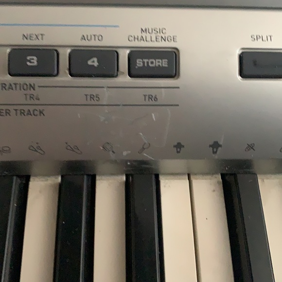 CASIO CTK-4000 PIANO W/ STAND, BOOK GUIDE, & POWER CABLE - Picture 2 of 6